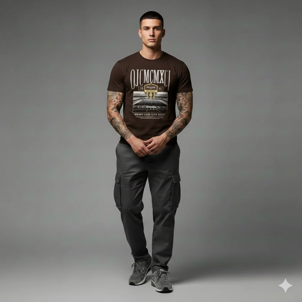 Men Coffee Printed T-shirt