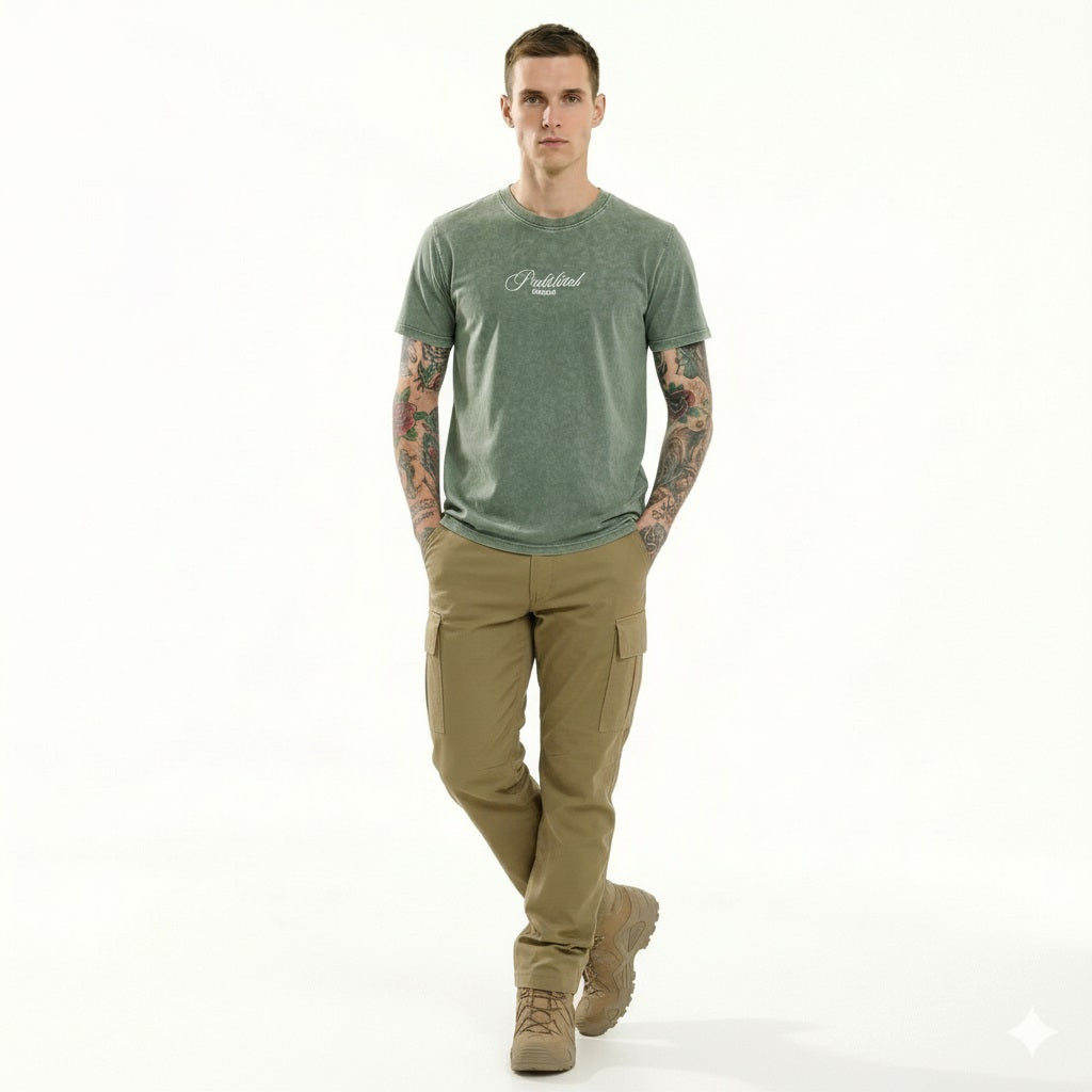 Men Desert Sage Typography Printed T-shirt
