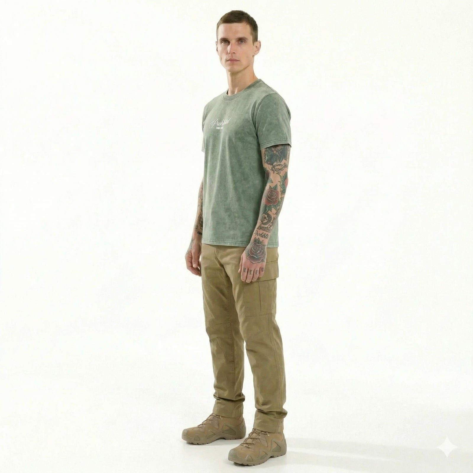 Men Desert Sage Typography Printed T-shirt