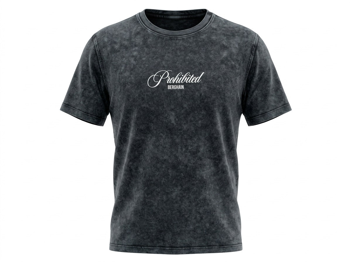 Men Indigo Typography Dyed T-shirt