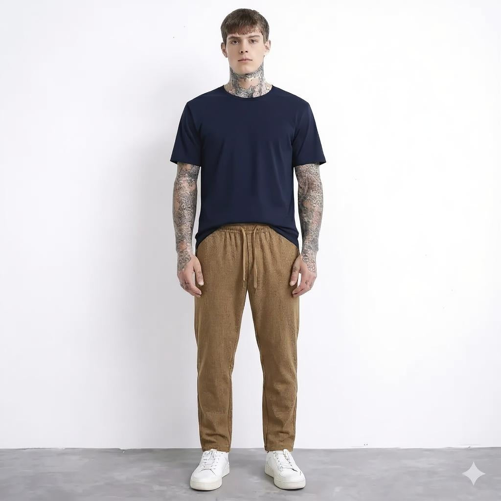 Octave Men Mocha Regular Fit Track Pants