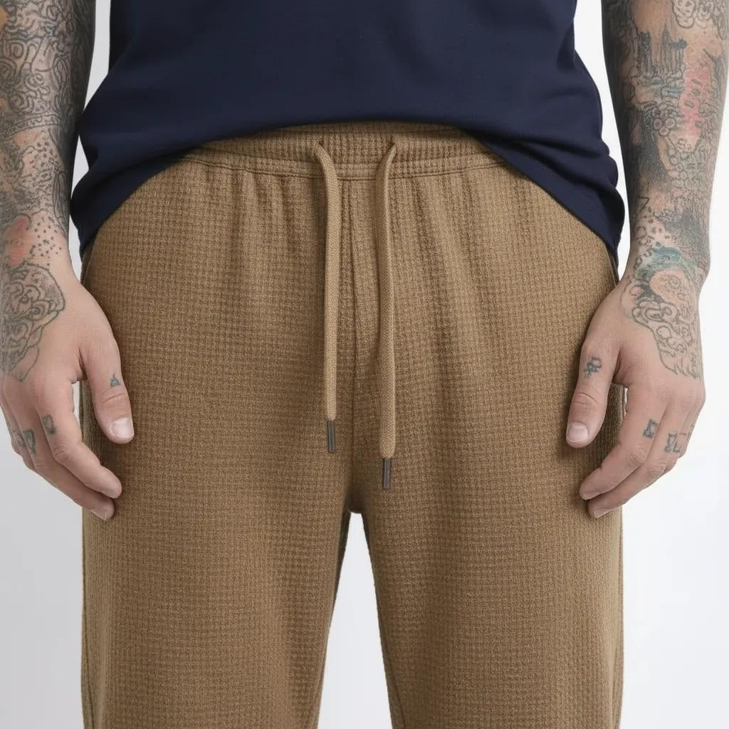 Octave Men Mocha Regular Fit Track Pants