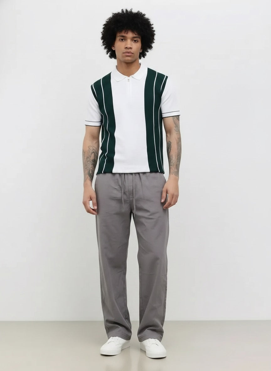 Men Gun Metal Regular Fit Training Track Pants