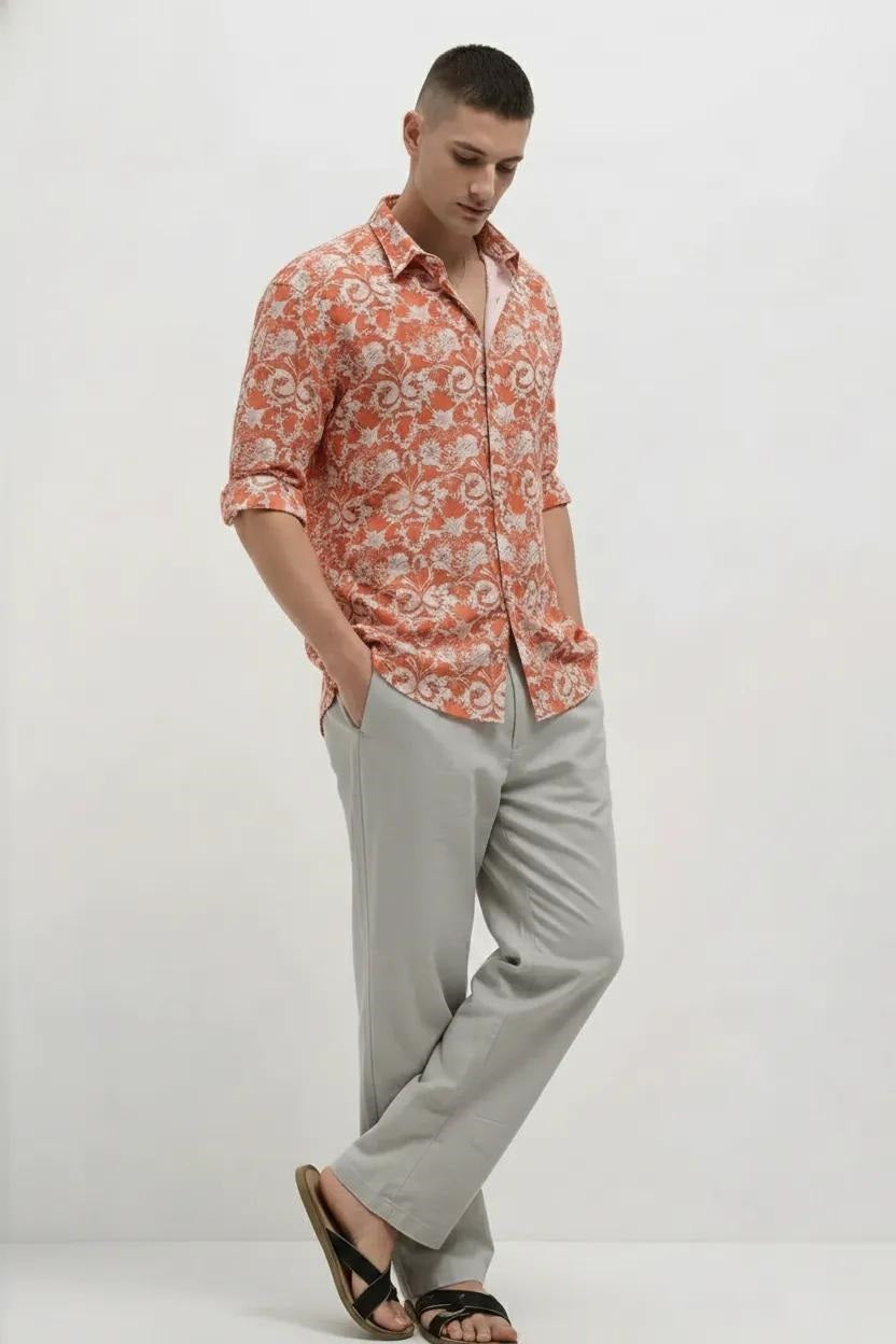 Men Sand Regular Fit Track Pants