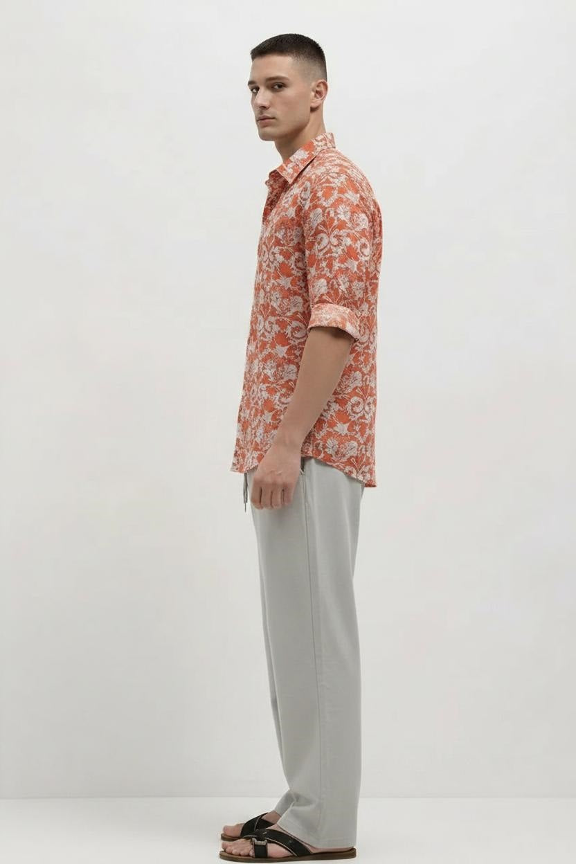 Men Sand Regular Fit Track Pants