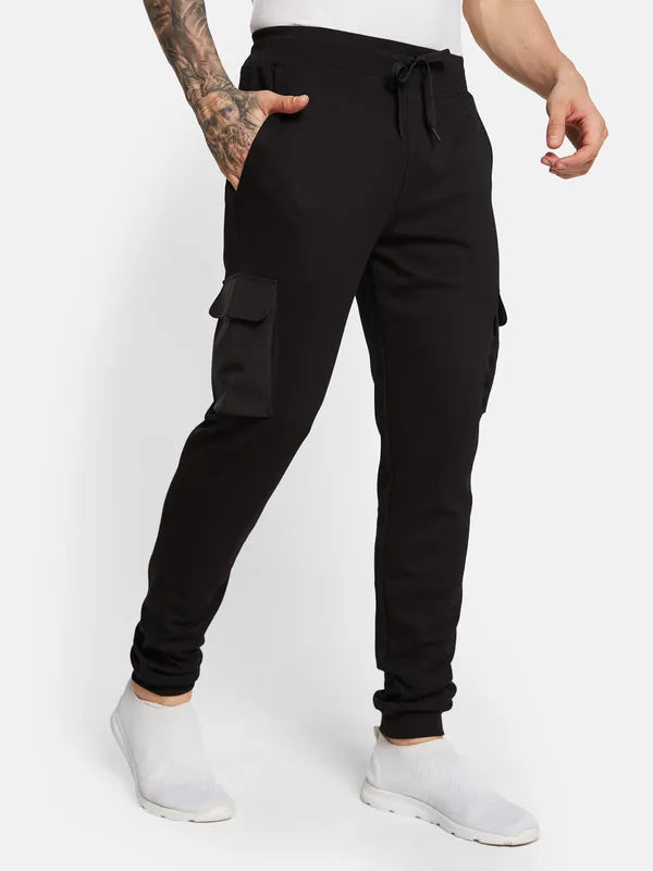 Octave Men Cotton Mid Rise Track Pants