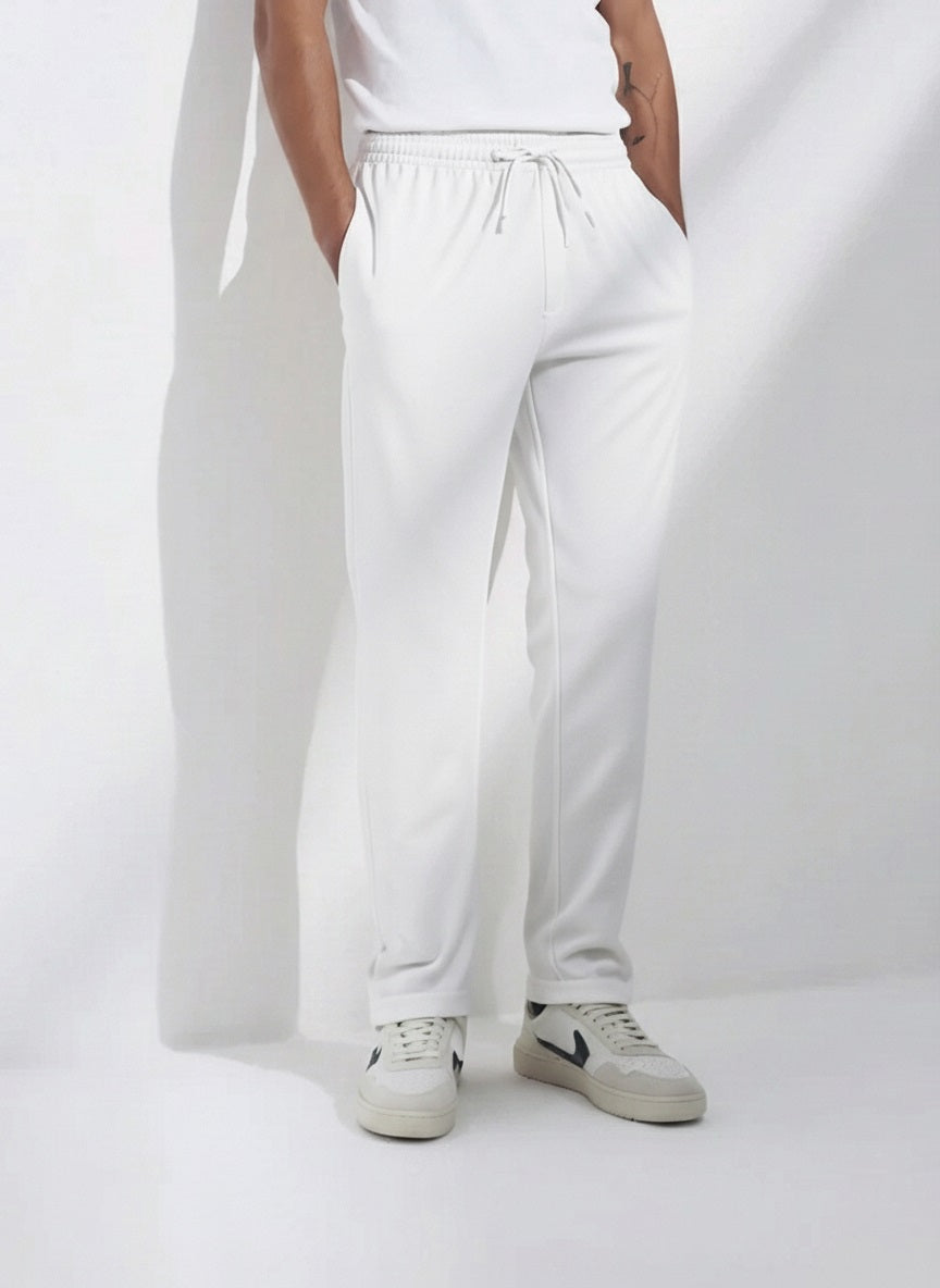Men Solid Regular Fit Track Pants