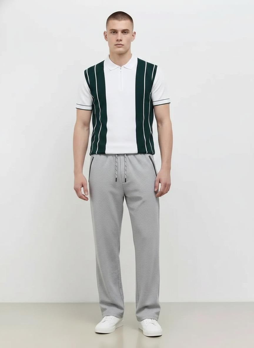Men Aluminium Regular Fit Textured Training Track Pants