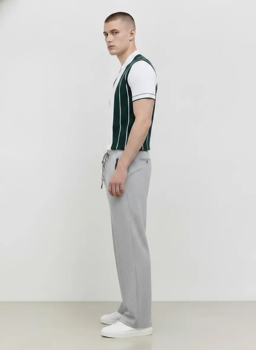 Men Aluminium Regular Fit Textured Training Track Pants