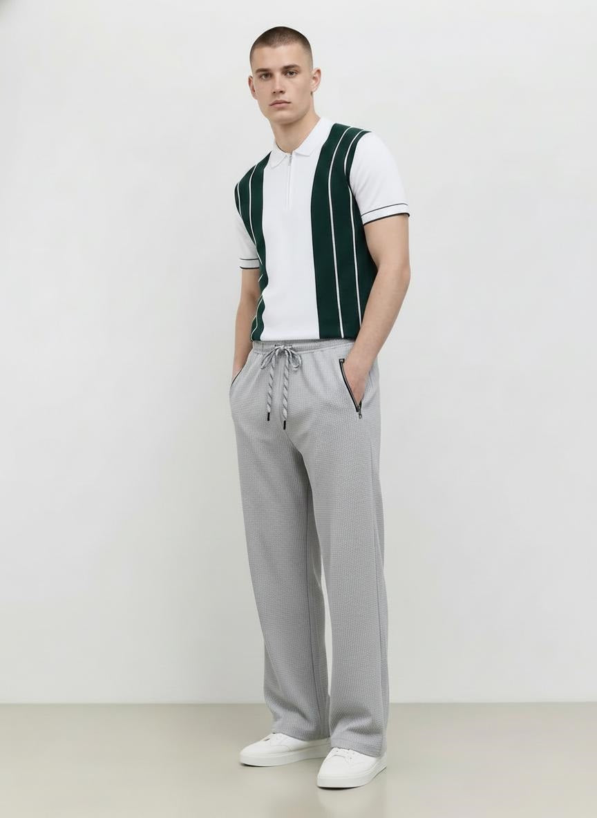 Men Aluminium Regular Fit Textured Training Track Pants