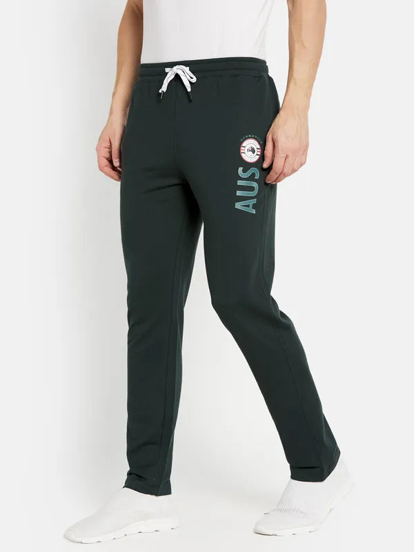 Men Mountain Green Trackpant