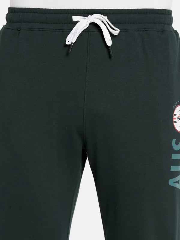 Men Mountain Green Trackpant