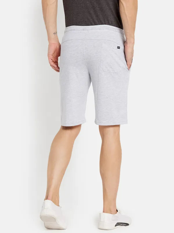 Men Grey Melange Short