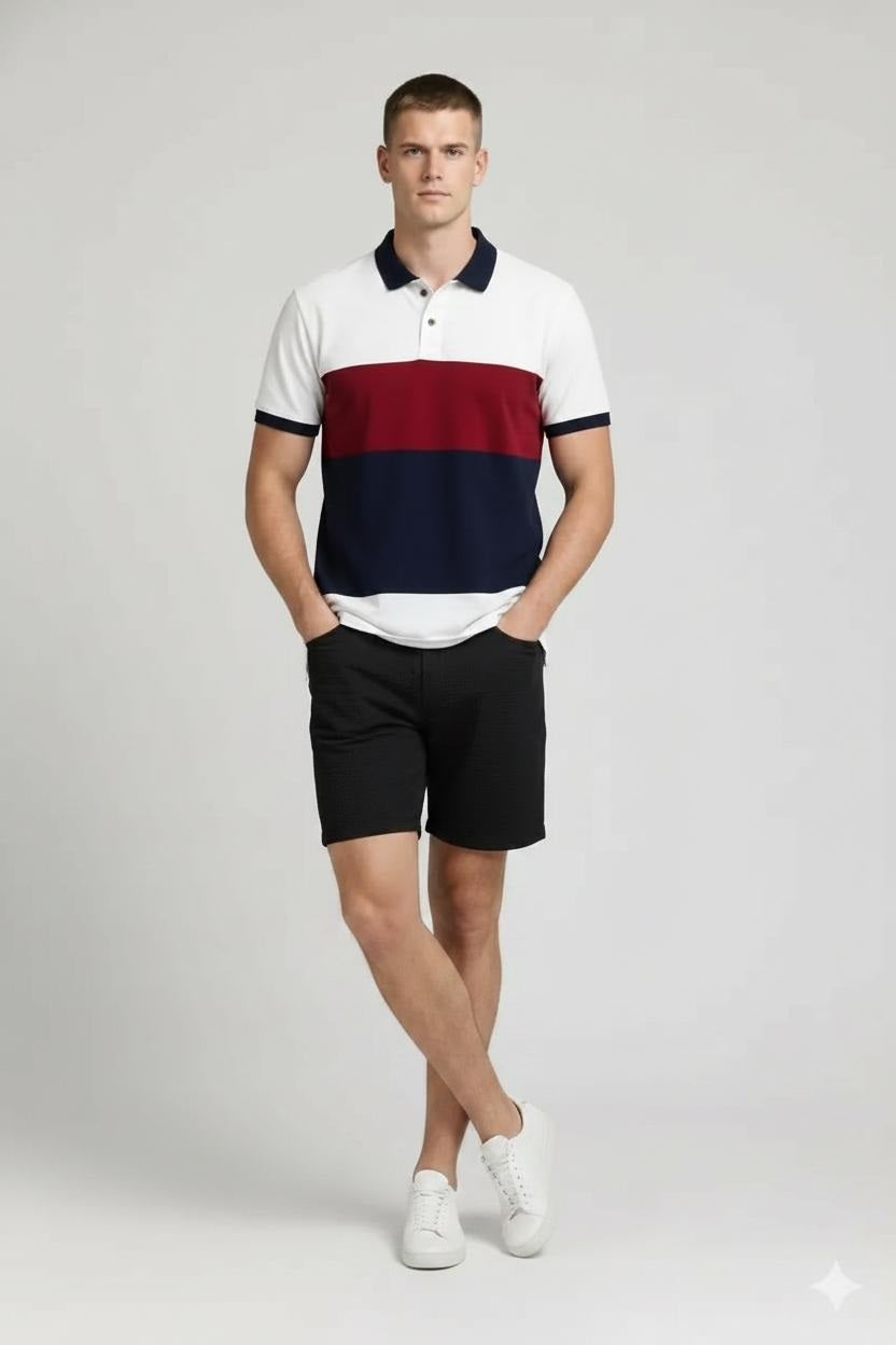 Men Black Solid Shorts