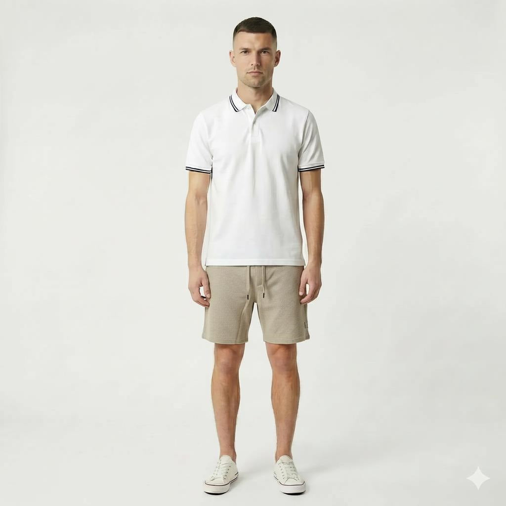 Men Sand Solid Shorts