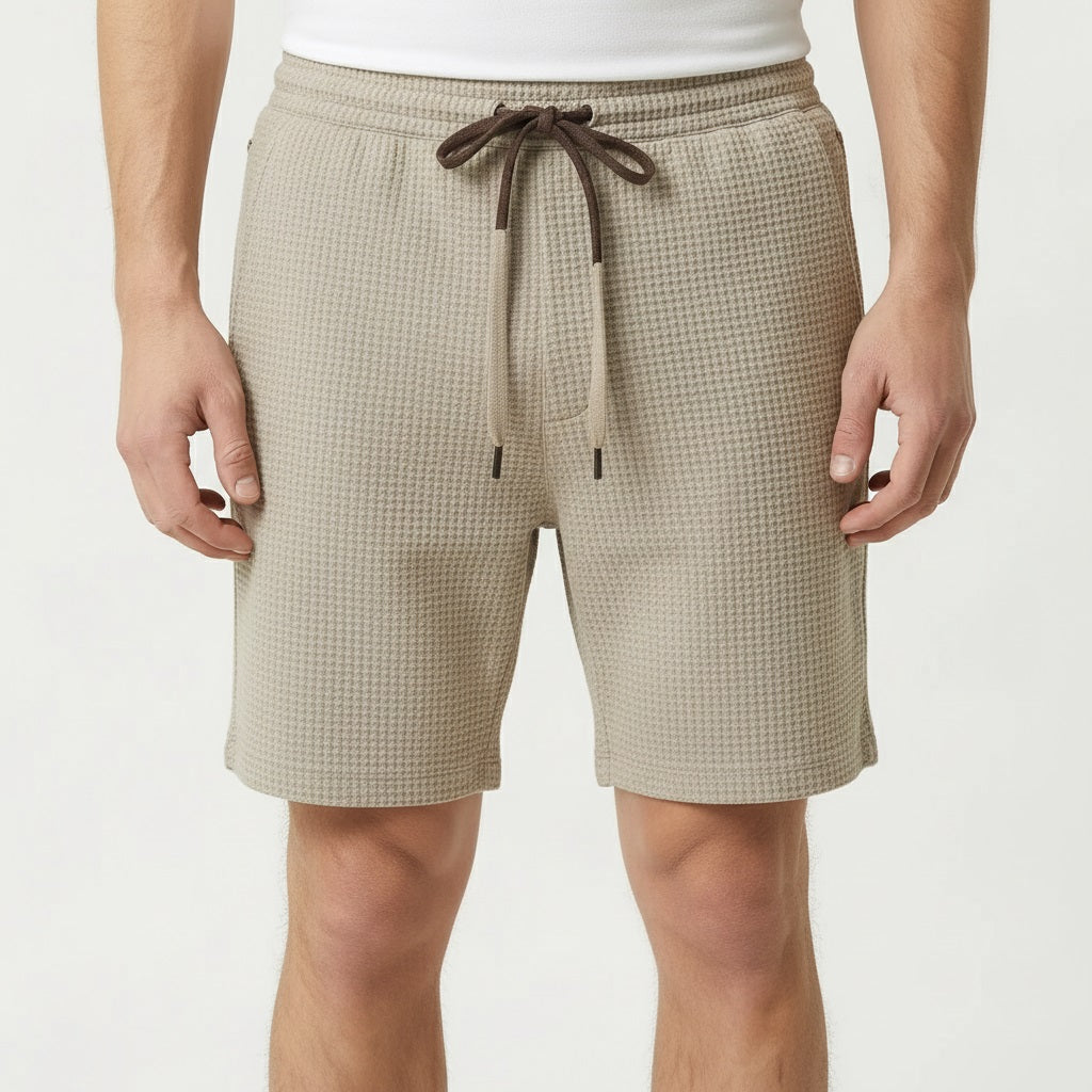 Men Sand Solid Shorts