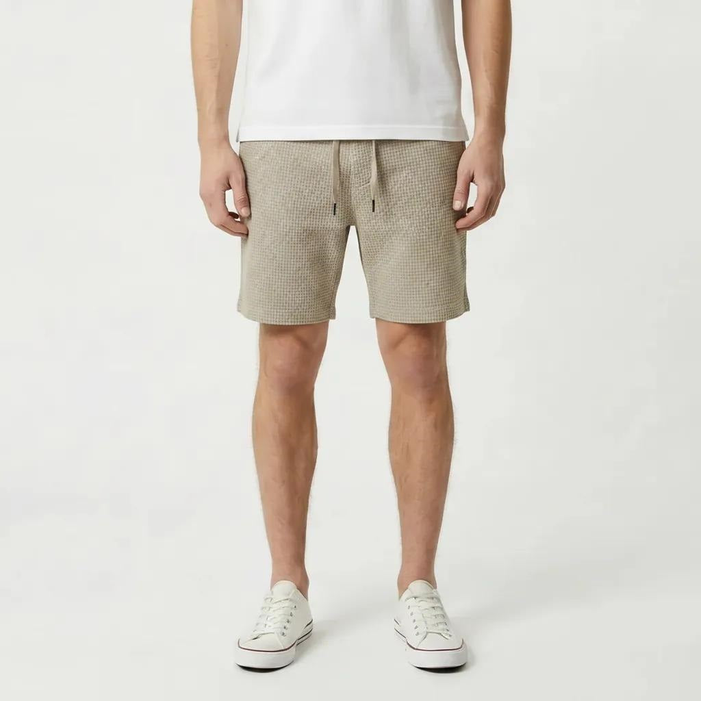 Men Sand Solid Shorts