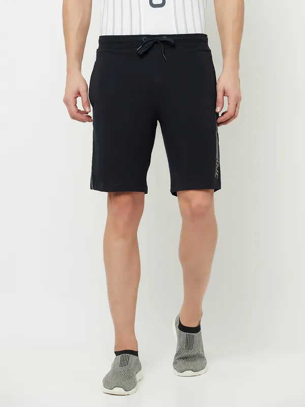 Octave Men Navy Blue Shorts