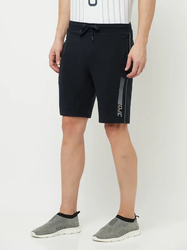 Octave Men Navy Blue Shorts