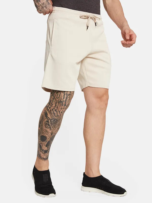 Octave Men Mid-Rise Cotton Sports Shorts