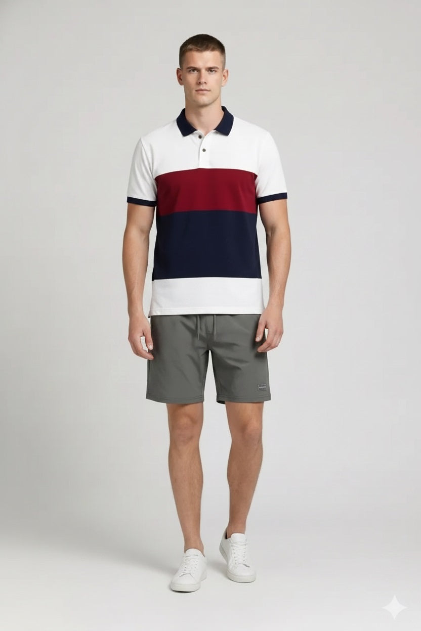 Men Army Solid Shorts