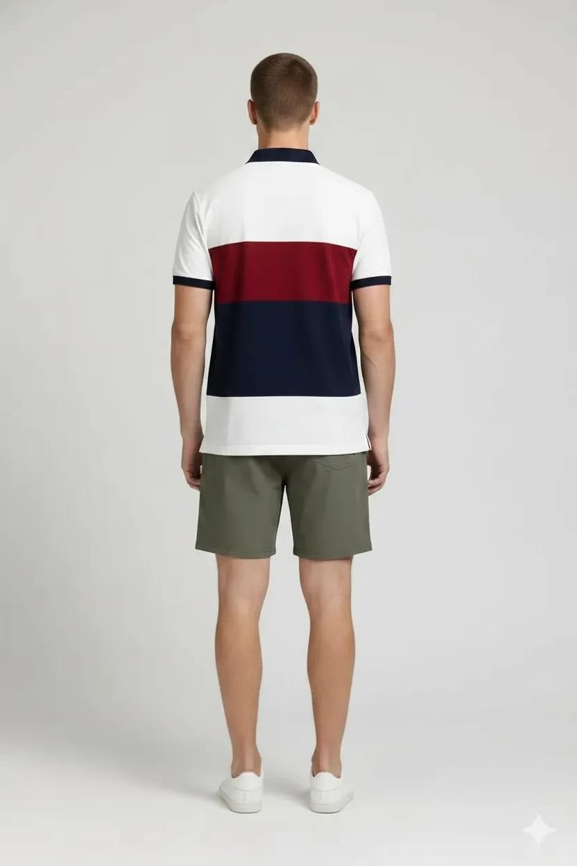 Men Army Solid Shorts