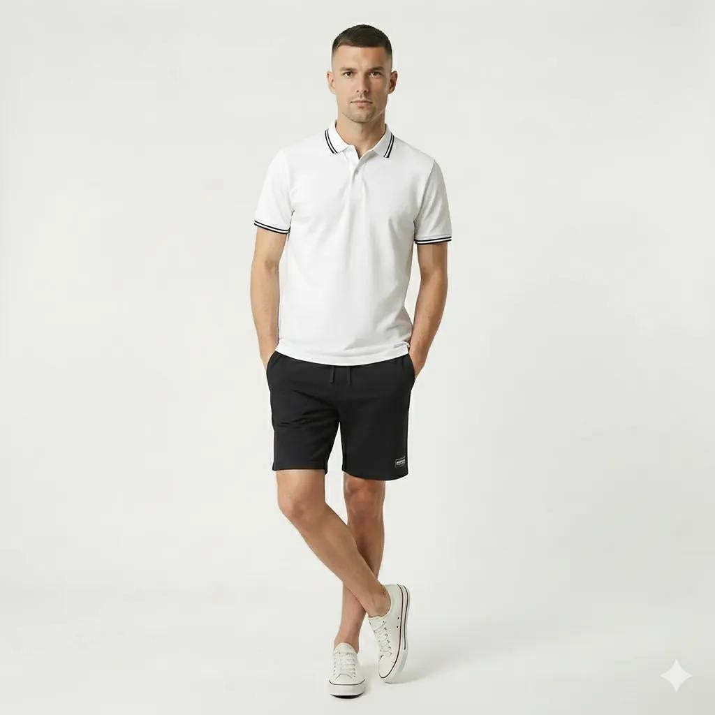 Men Black Solid Shorts