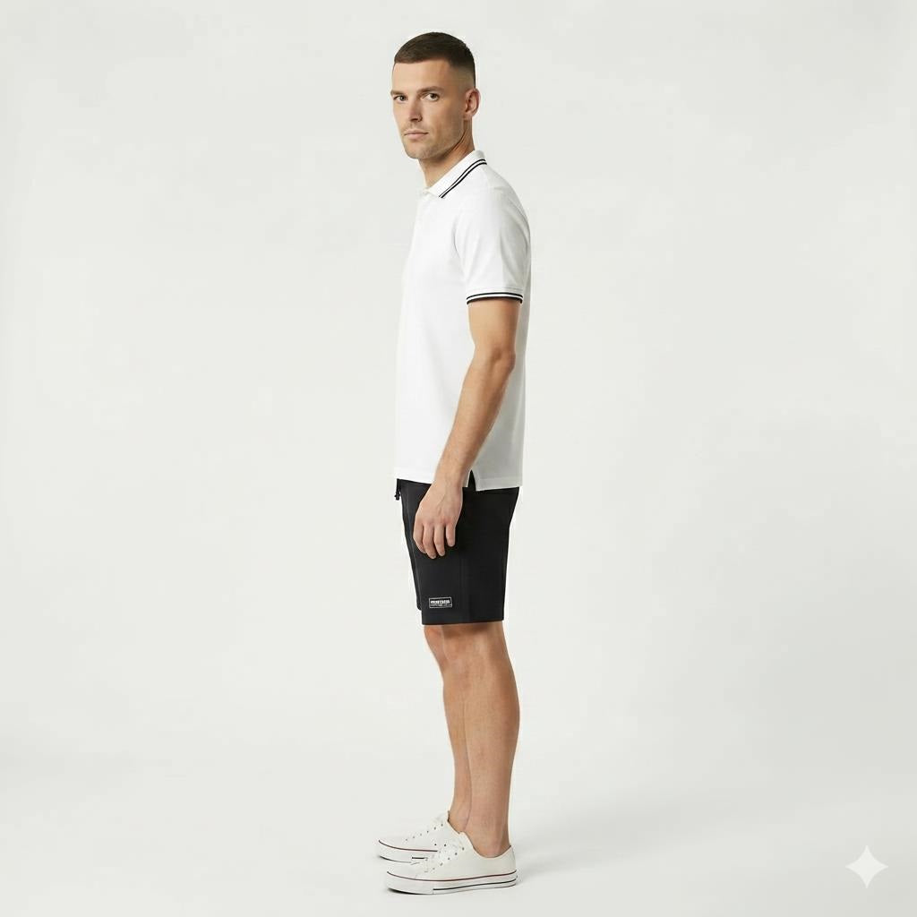 Men Black Solid Shorts