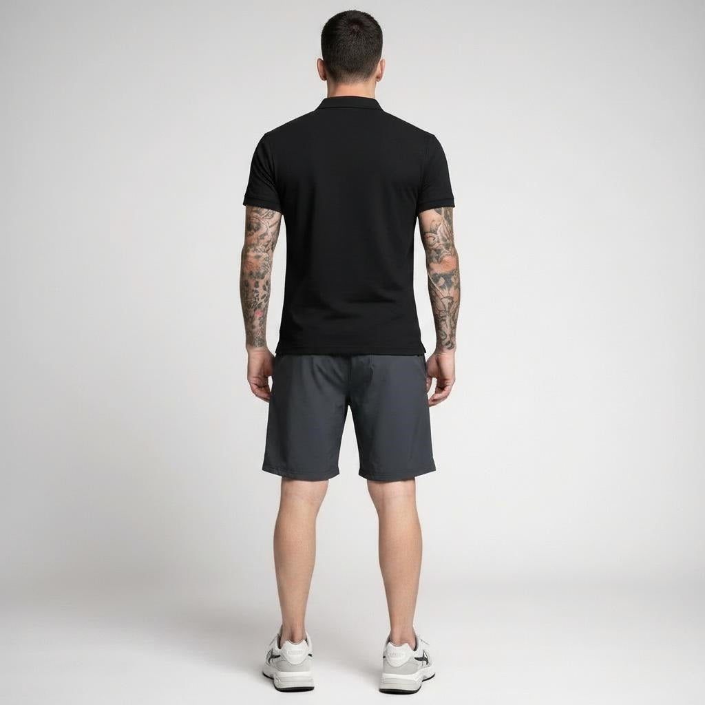 Men Light Navy Solid Shorts