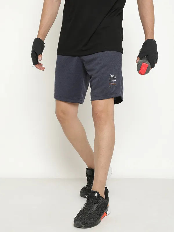 Octave Men Cotton Mid-Rise Regular Fit Sports Shorts