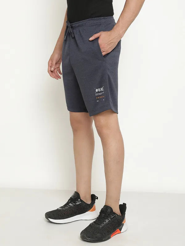 Octave Men Cotton Mid-Rise Regular Fit Sports Shorts