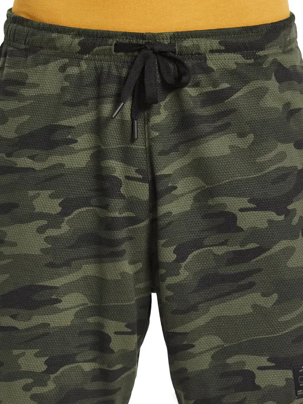 Octave Men Camouflage Printed Cotton Shorts