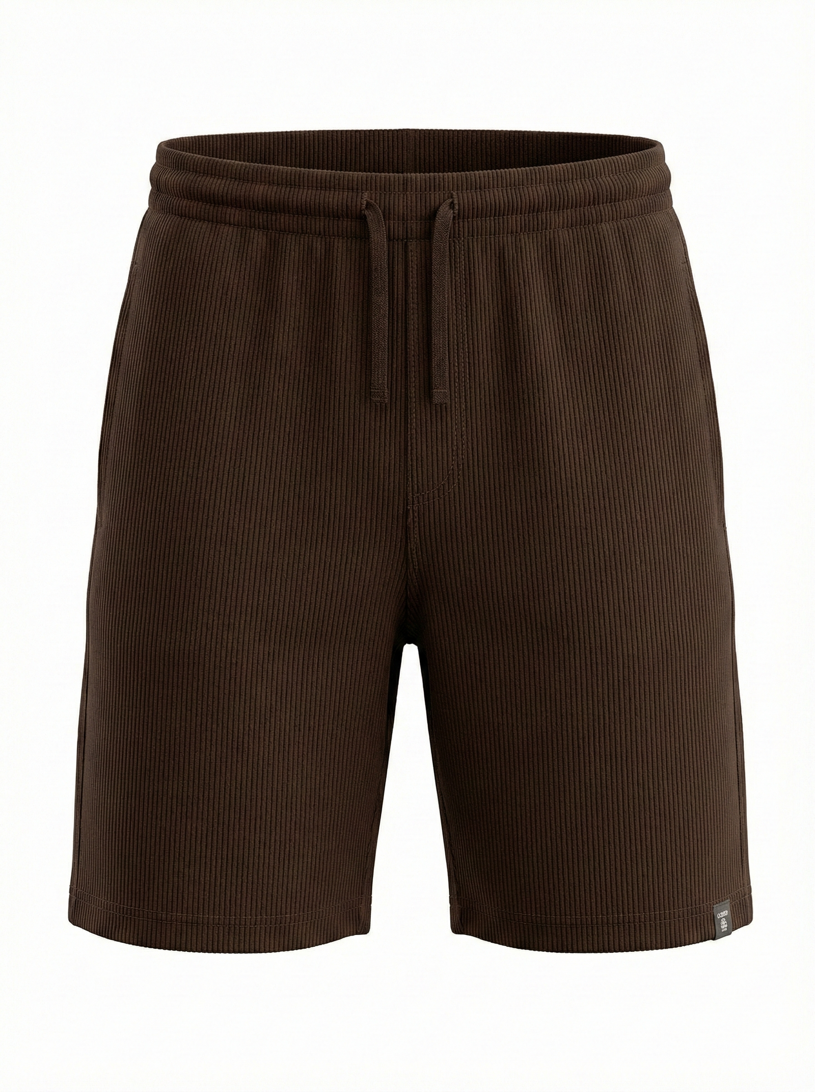 Men Espresso Solid Short