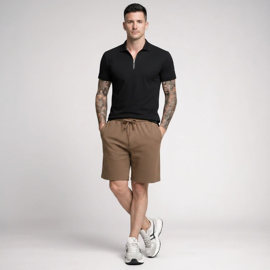 Men Malt Solid Shorts