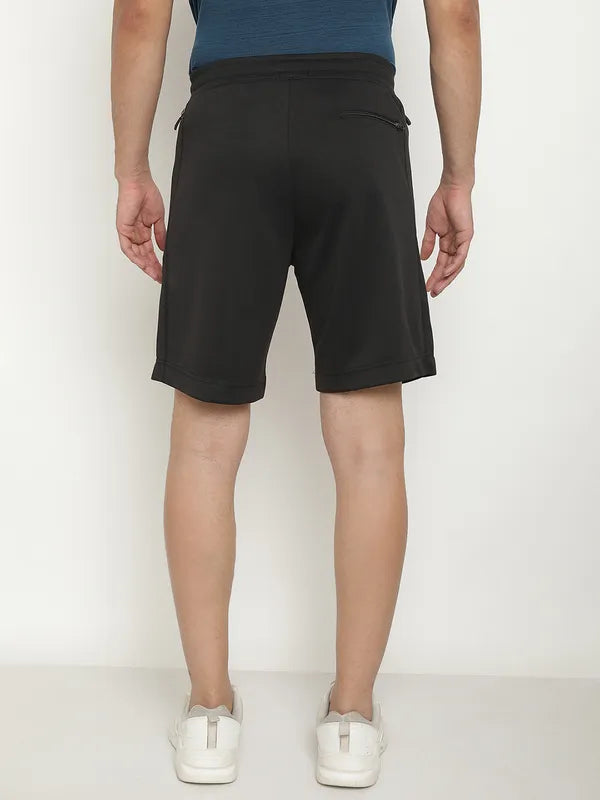 Octave Men Cotton Mid-Rise Regular Fit Sports Shorts