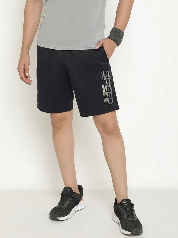 Octave Men Cotton Mid-Rise Regular Fit Sports Shorts