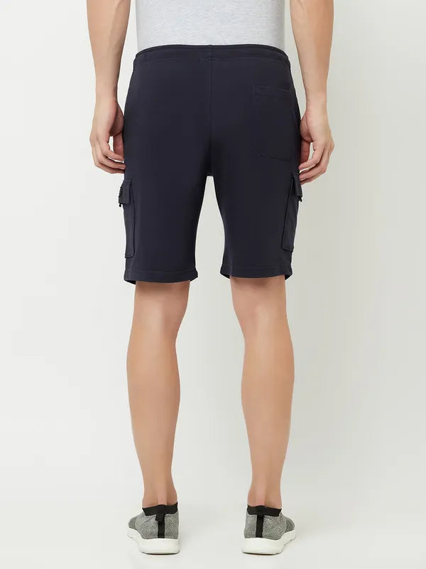 Octave Men Black Sports Shorts