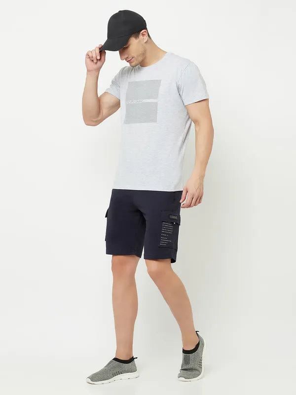 Octave Men Black Sports Shorts