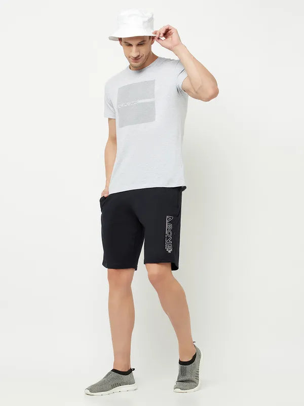 Octave Men Navy Blue Shorts