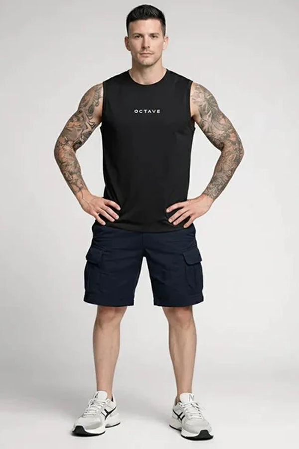 Men Brand Logo Printed T-shirt