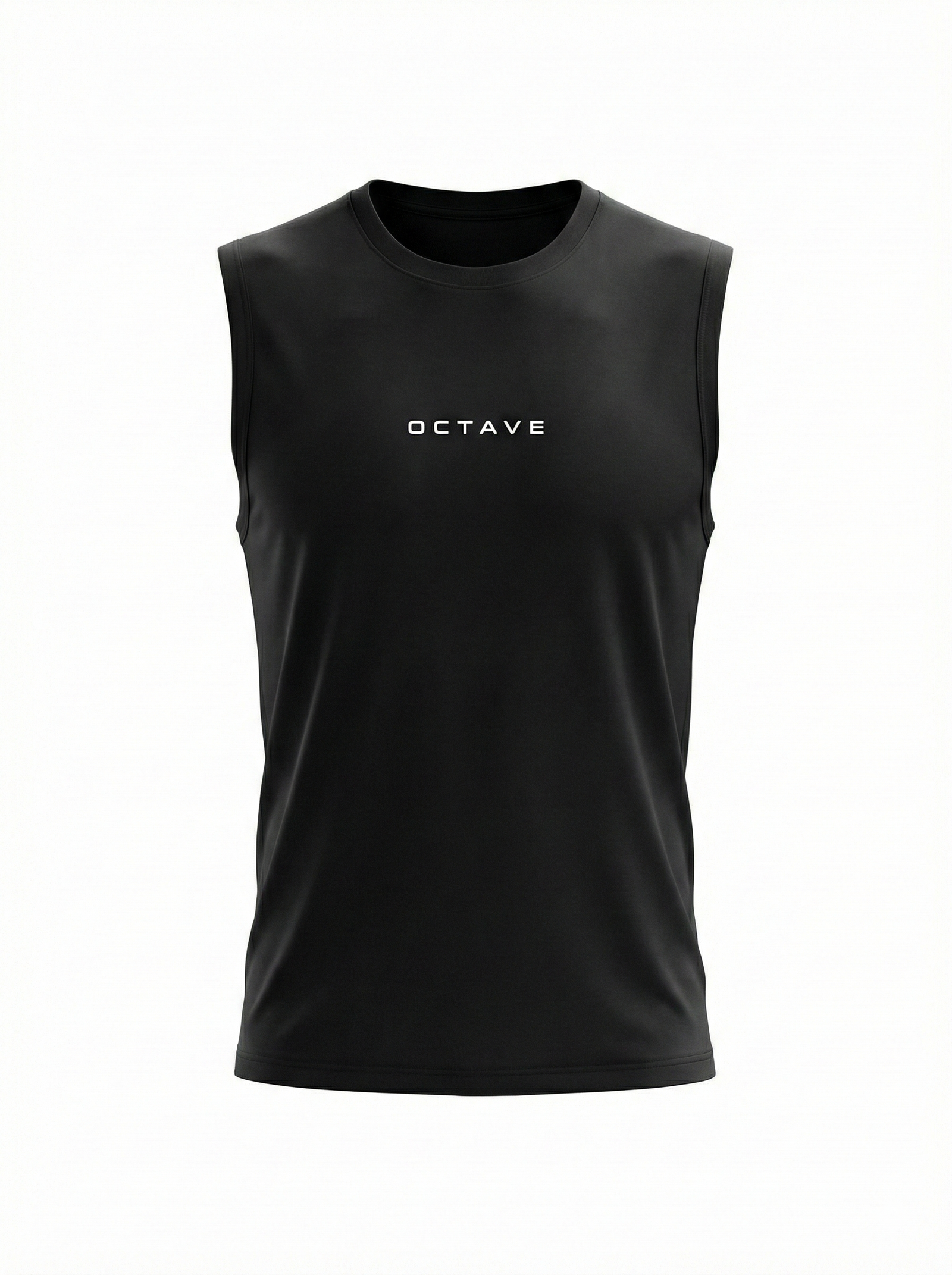 Men Black Brand Logo Printed T-shirt