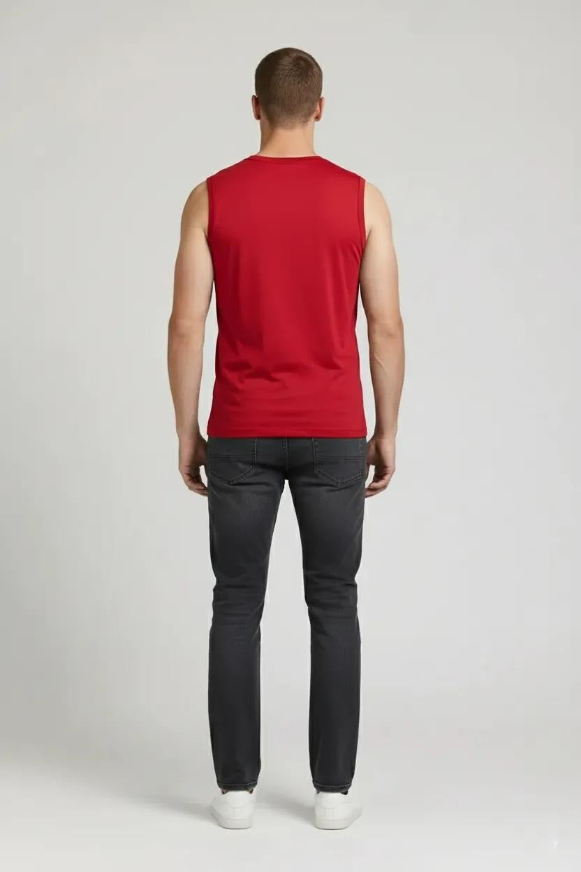 Men Brick Round Neck Typography Printed T-shirt