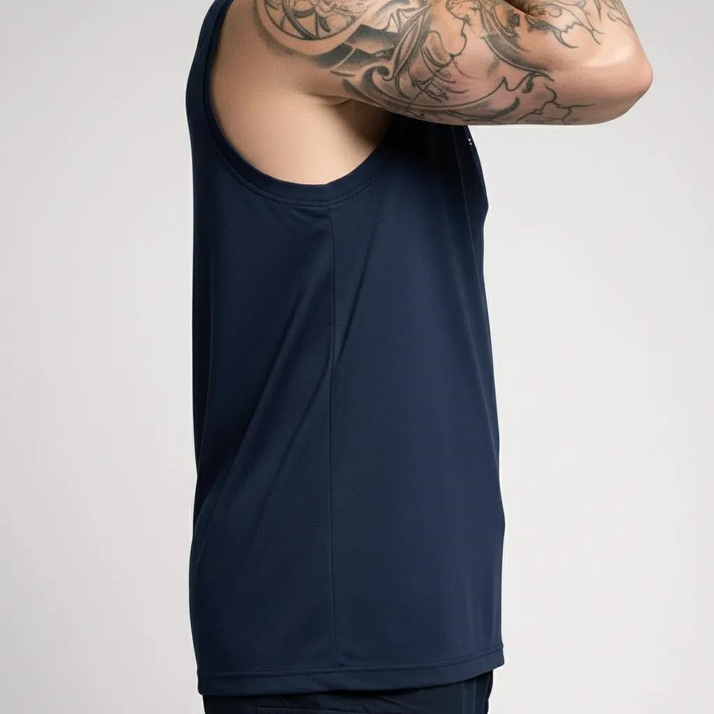 Men Dark Navy Printed T-shirt