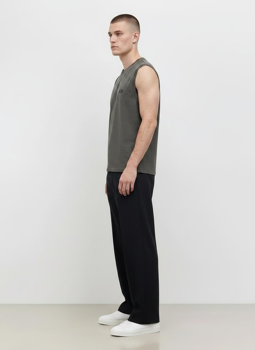 Men Oilve Brand Logo T-shirt