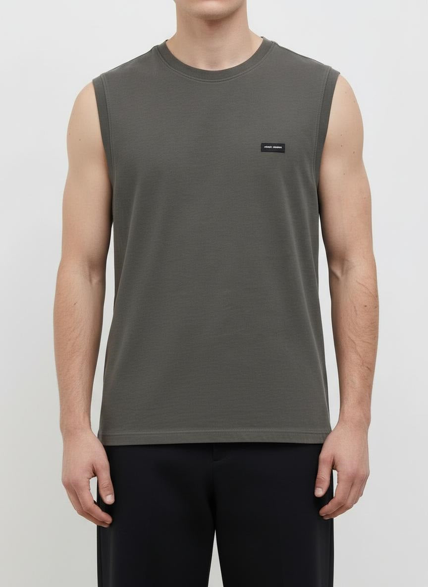 Men Oilve Brand Logo T-shirt