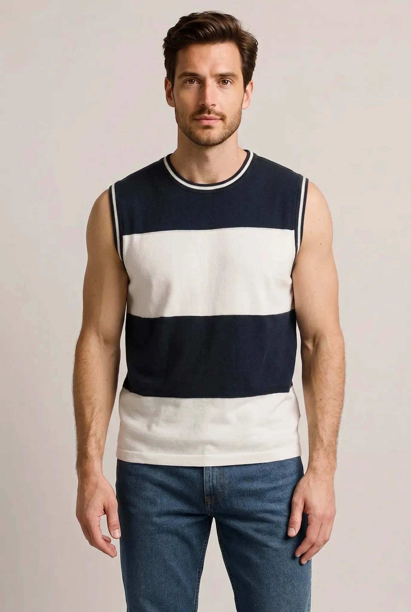 Men Striped T-shirt