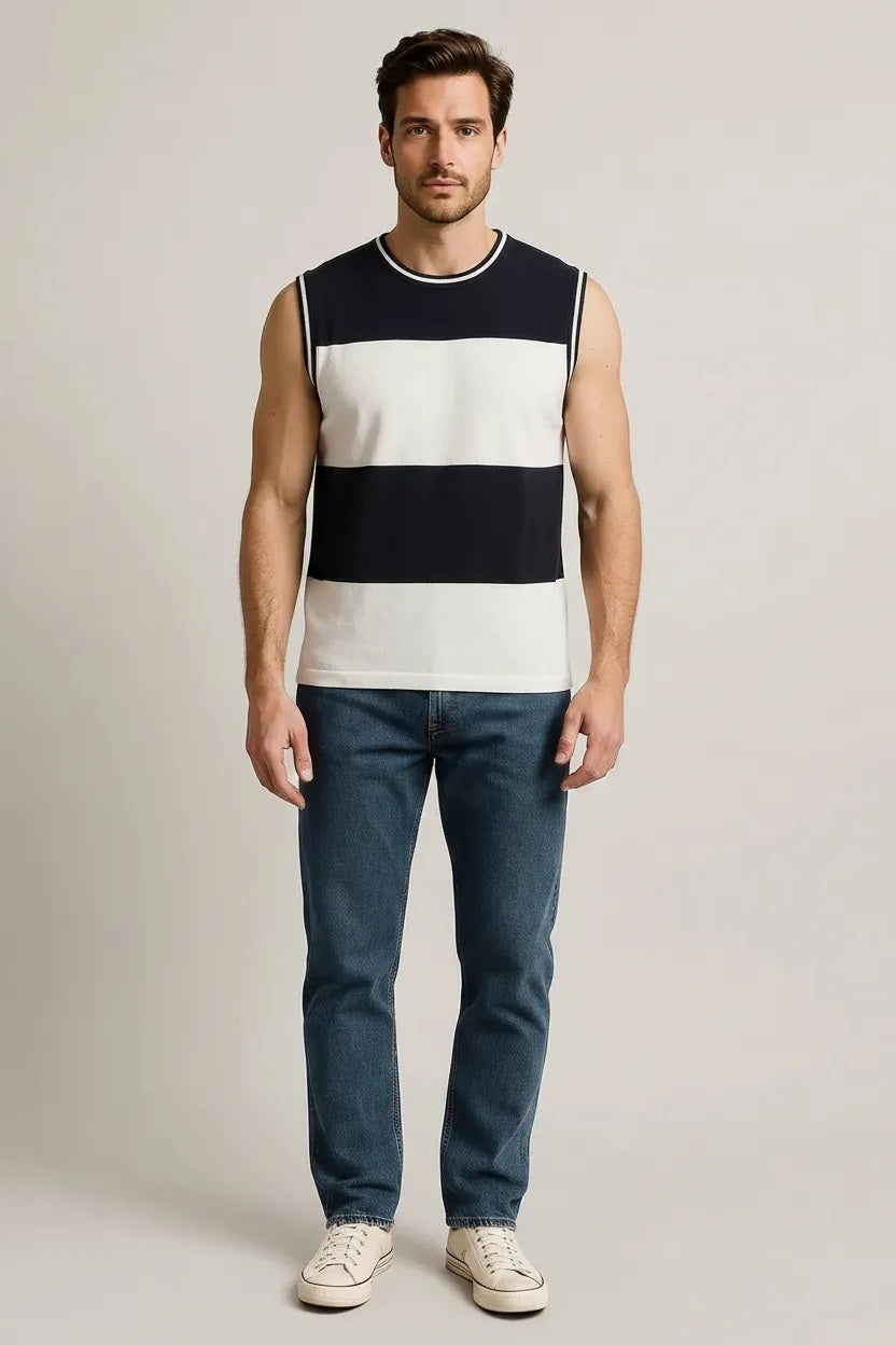 Men Striped T-shirt