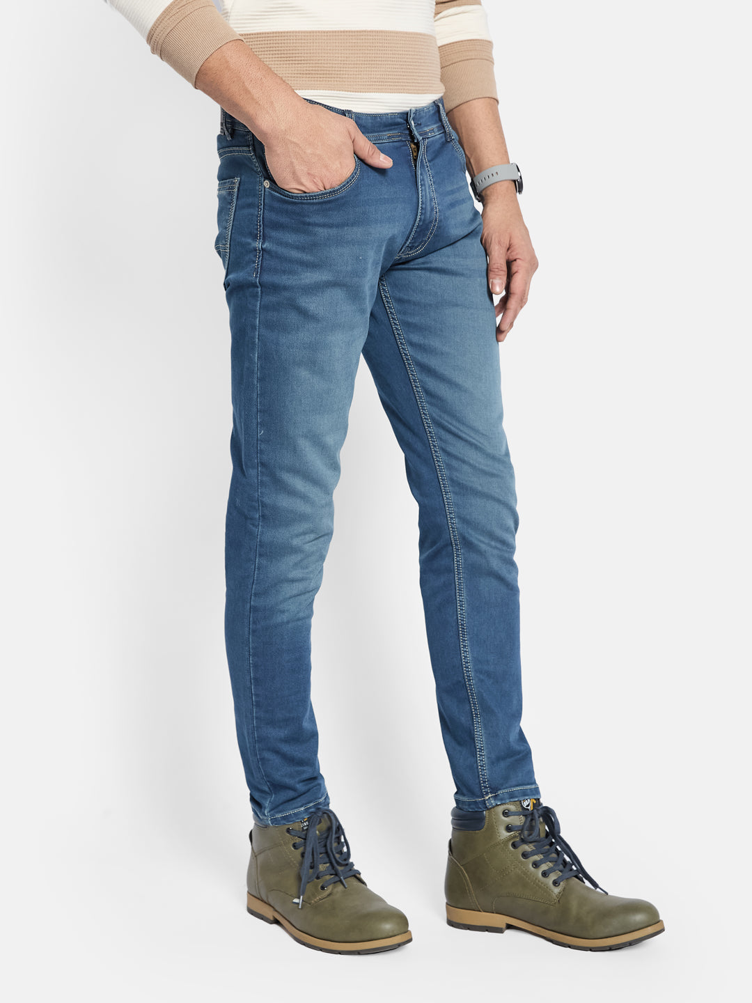 Octave Men Light Fade Stretchable Jeans