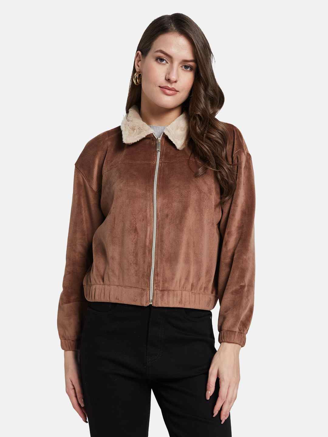 METTLE Women Front-Open aw24 Sweatshirt