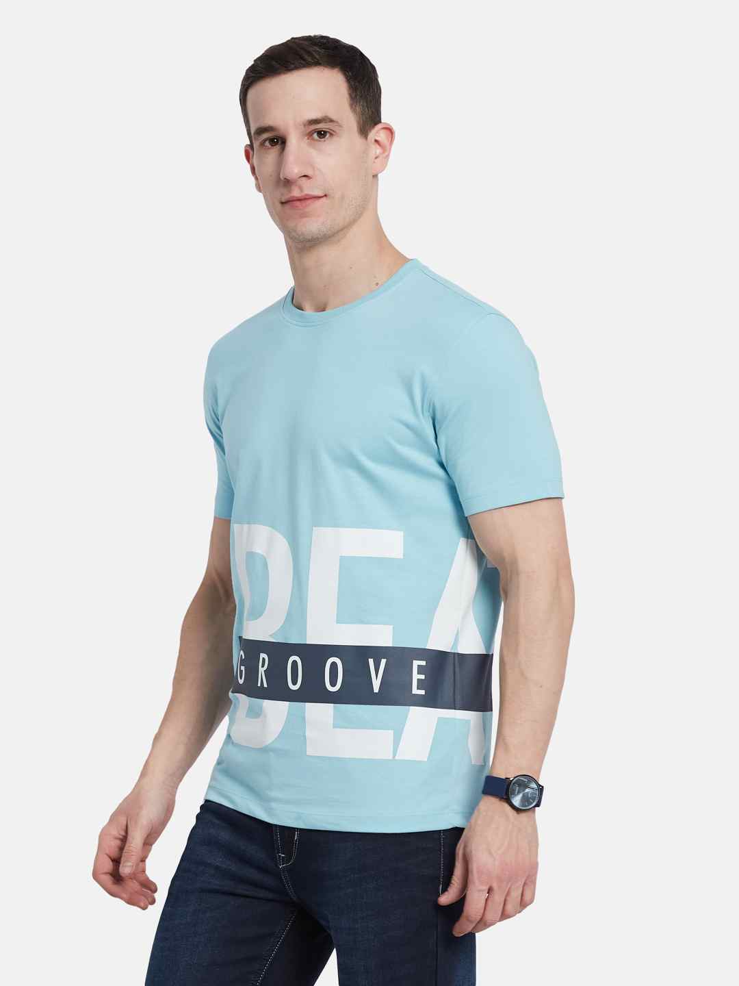 Octave Men Printed T-shirt